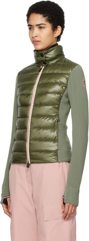 Prešívaná bunda Moncler Moncler Grenoble Padded Zip-Up Down Jacket Zelené | J20988G0001980093, 3