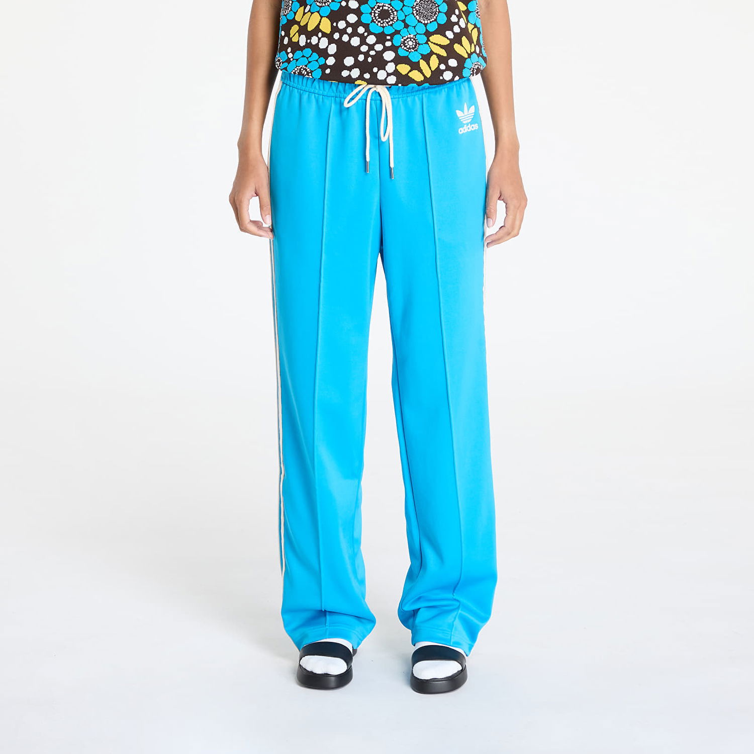 Tepláky adidas Originals Wales Bonner x Track Pants Shock Cyan Modrá | JJ2934, 0
