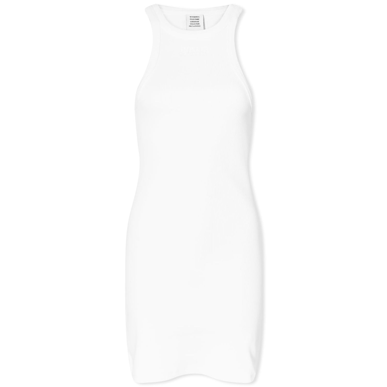 Šaty VETEMENTS Racing Tank Top Dress Biela | WE64DR440W, 0