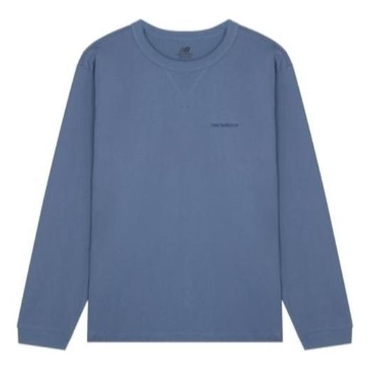 Mikina New Balance Athletics Nature State Long Sleeve T-Shirt Modrá | AMT23566-VTI