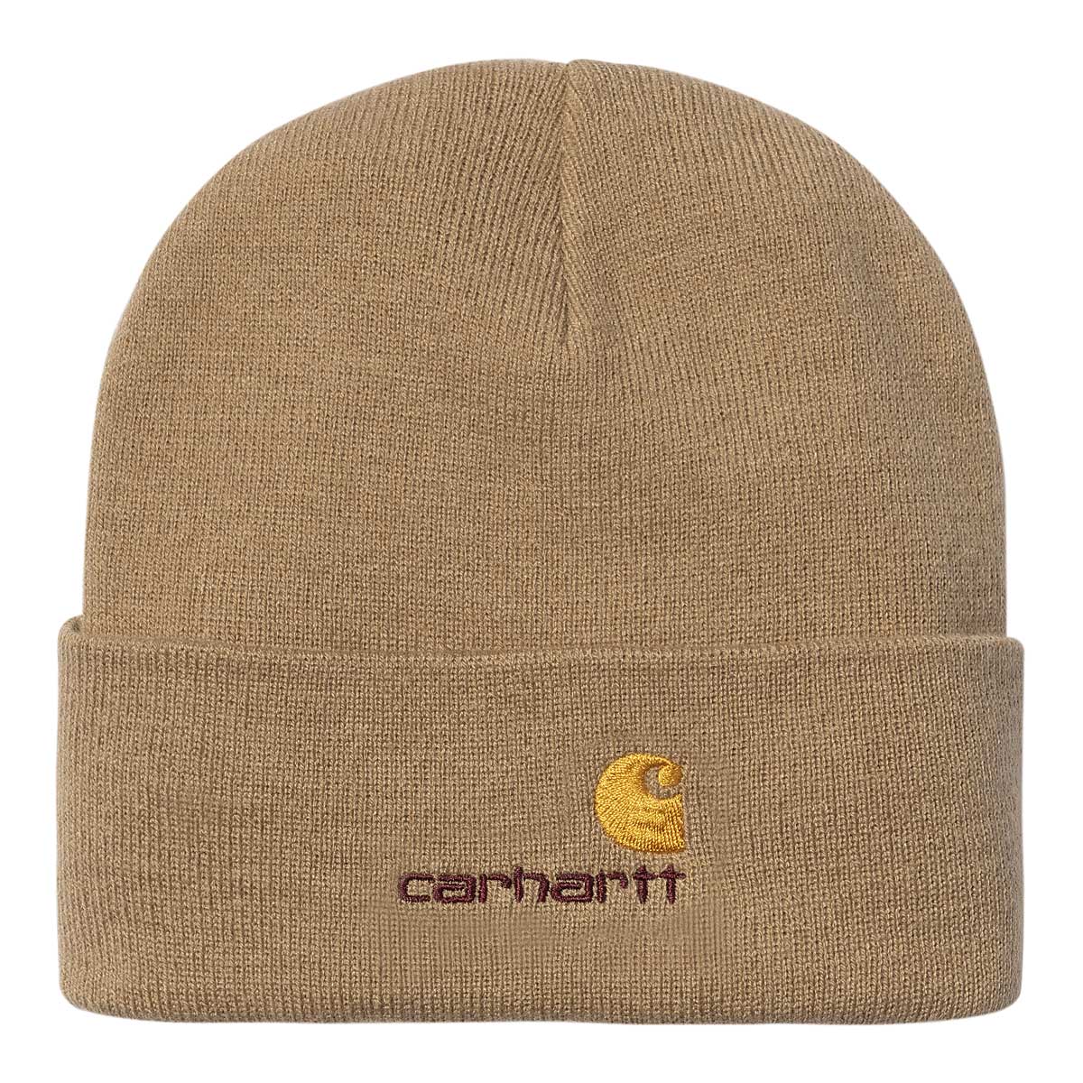 Kulicha Carhartt WIP Script Beanie Hnedá | I034235-2FSXX, 0