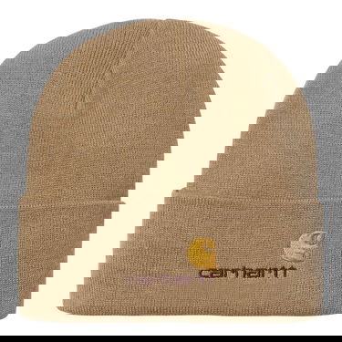 Kulicha Carhartt WIP Script Beanie Hnedá | I034235-2FSXX, 0