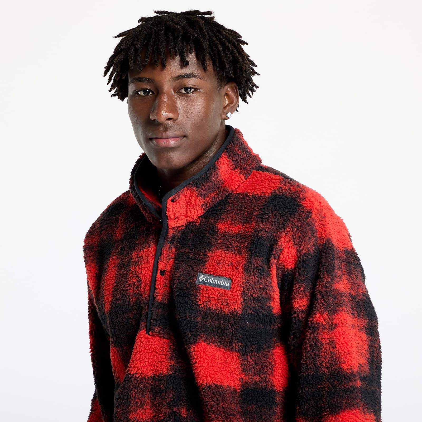 Rugged Ridge™ Half Snap Fleece Sail Red Omblur