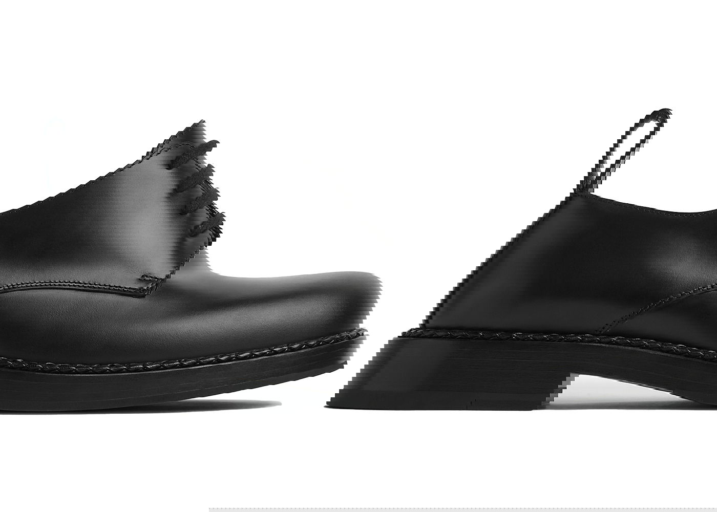 Tenisky a topánky Bottega Veneta Strut Leather Lace-Up Black Čierna | 754565 V2WX0 1000, 0