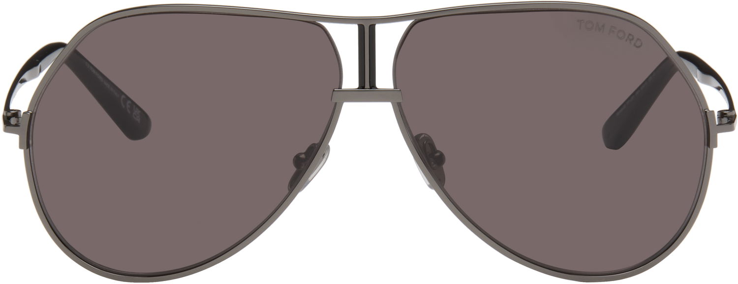 Slnečné okuliare Tom Ford Tom Ford Rickie-02 Aviator Sunglasses Šedá | FT1281_6308A, 0