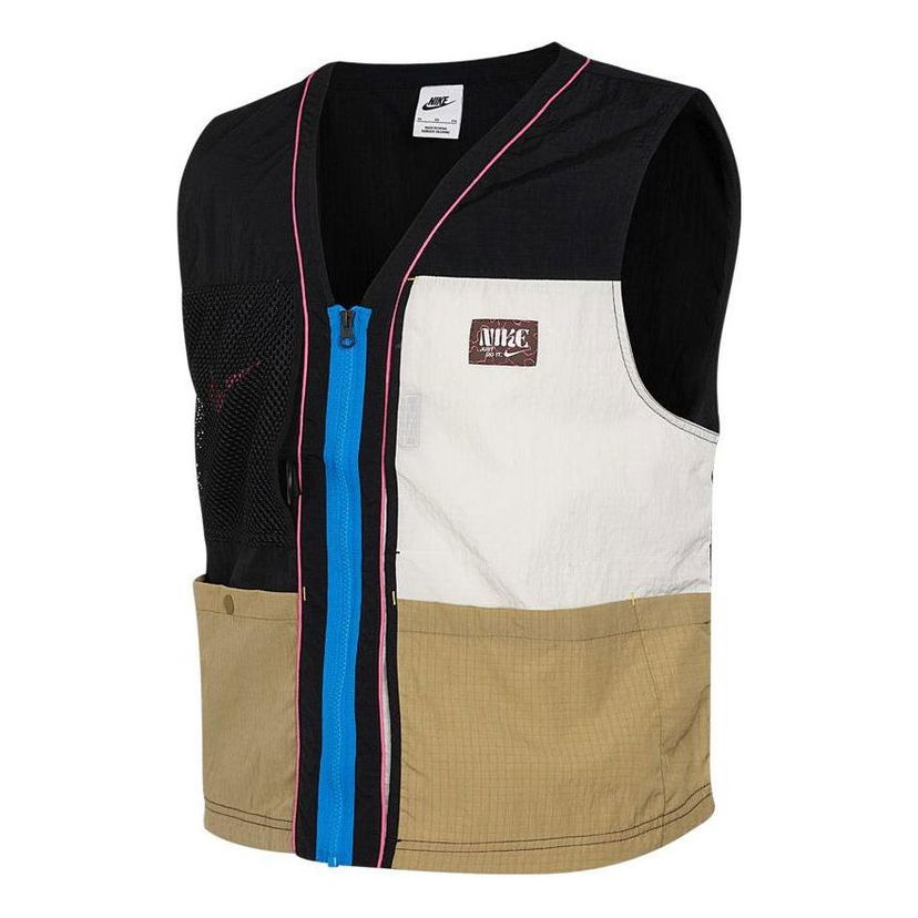 Vesta Nike Sportswear Stitching Mesh Vest Čierna | FJ7683-010
