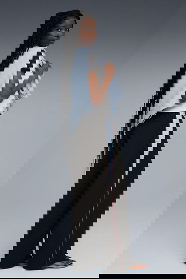 Tepláky Puma FENTY High Waist Flared Track Pants Čierna | 635543, 2