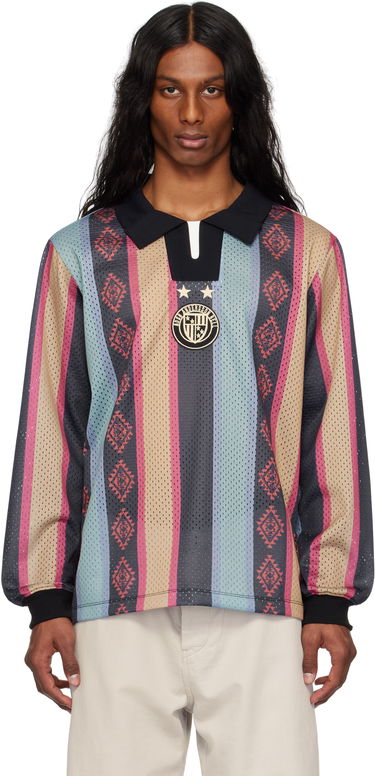 Dres Andersson Bell Andersson Bell Navajo Stripe Long Sleeve Polo Rôznofarebný | atb1297m, 0