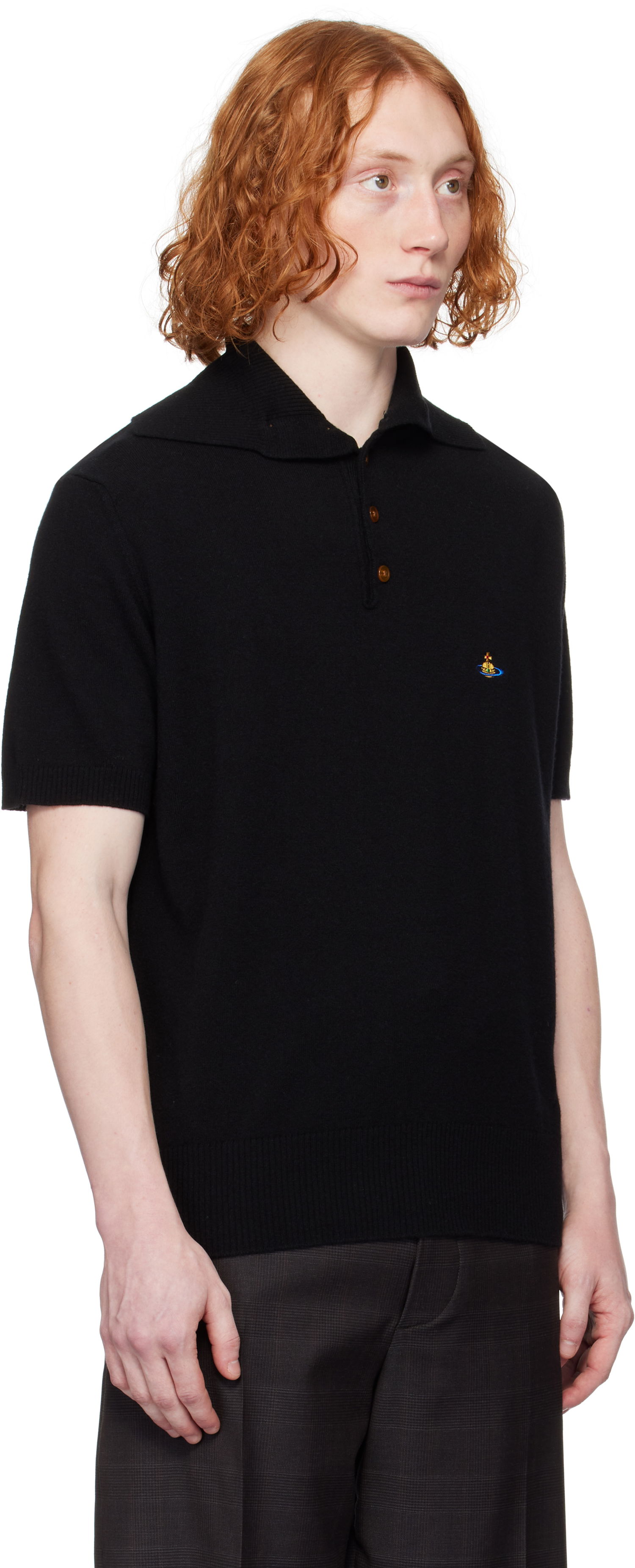 Polo tričko Vivienne Westwood Vivienne Westwood Alex Polo Čierna | 2701001P-Y0037-, 1