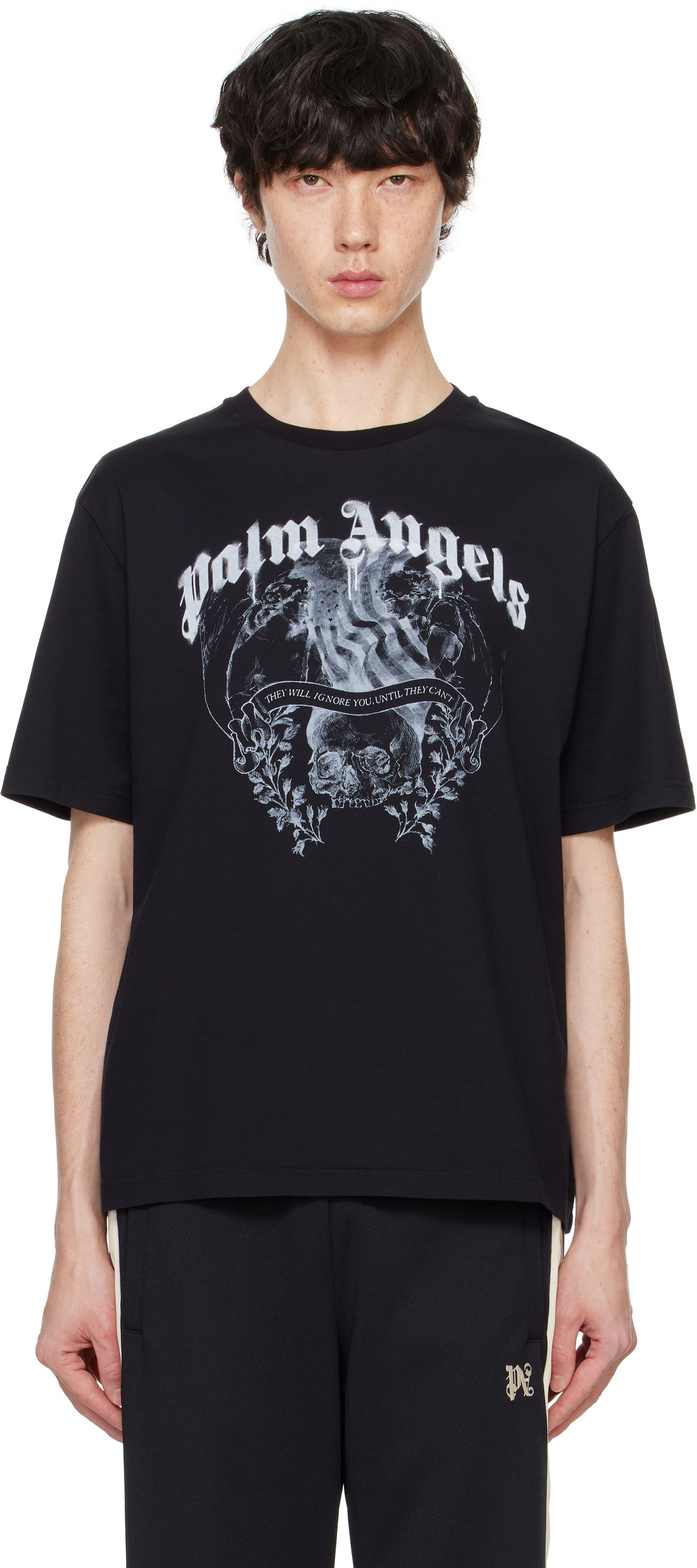 Tričko Palm Angels Statement Pencil Čierna | PMAA089F24JER0071009, 0