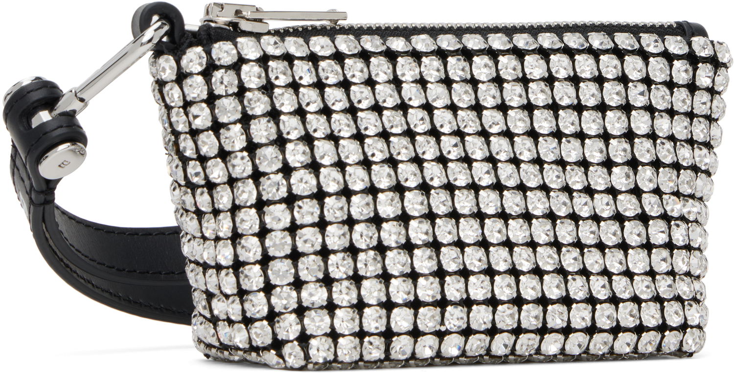 Peňaženka Alexander Wang Alexander Wang Crystal Mesh Coin Purse Čierna | 70424N12M, 1