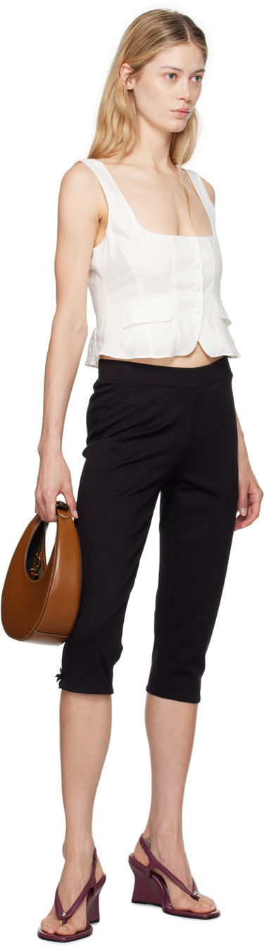 Vesta GUIZIO Guizio Adelina Peplum Tank Top Biela | P24109W085, 3