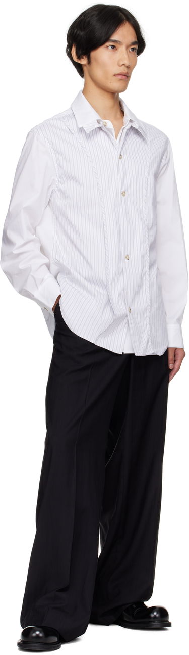 Košeľa Andersson Bell Andersson Bell Open Collar Layered Shirt Biela | atb1341m, 3
