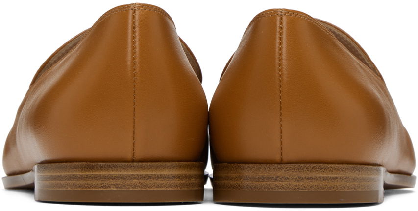Tenisky a topánky Gianvito Rossi Perry Leather Loafers Hnedá | G25339.10CUO.VGI, 1