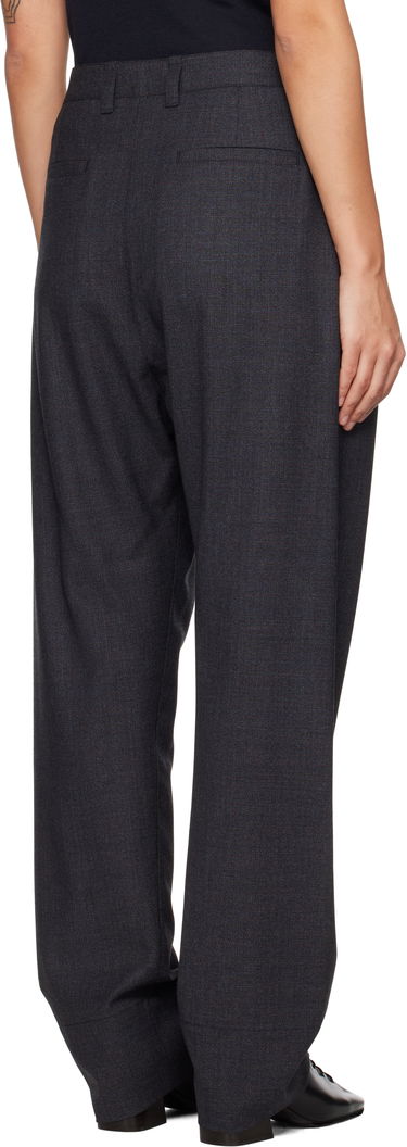 Nohavice LEMAIRE Pleated Tailored Trousers Navy | PA1093 LF1280, 2