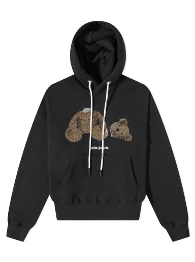 Mikina Palm Angels Sequins Kill The Bear Popover Hoody Čierna | PMBB058F22FLE0071076