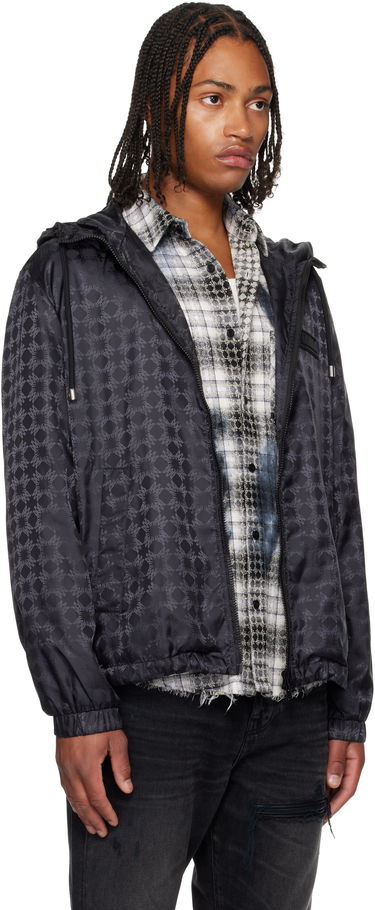 Vetrovka AMIRI AMIRI MA Quad Windbreaker Jacket Čierna | AMOULW1039, 1
