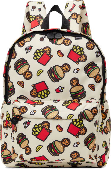 Batoh BAPE A Bathing Ape Milo Medium Backpack Béžová | 0MXBGW4275XXO, 0