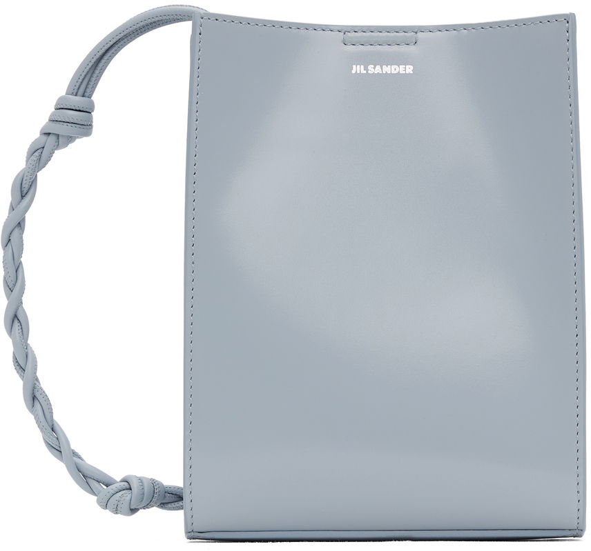 Taška cez rameno Jil Sander Small Tangle Leather Shoulder Bag Modrá | JSPU853173_WUB69159N, 0