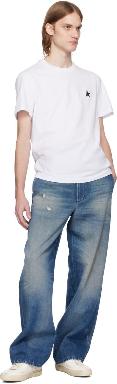 Tričko Golden Goose Small Star Chest Logo Tee Biela | GMP01220-P000593-10364, 3