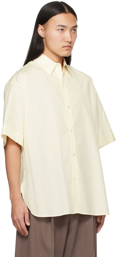 Košeľa Studio Nicholson Studio Nicholson Sorono Short Sleeve Shirt Žltá | SORONO SNM - 883, 1