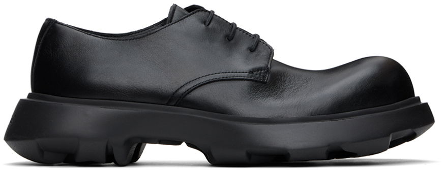 Tenisky a topánky Acne Studios Leather Lace-Up Derbys Čierna | BD0315-, 0