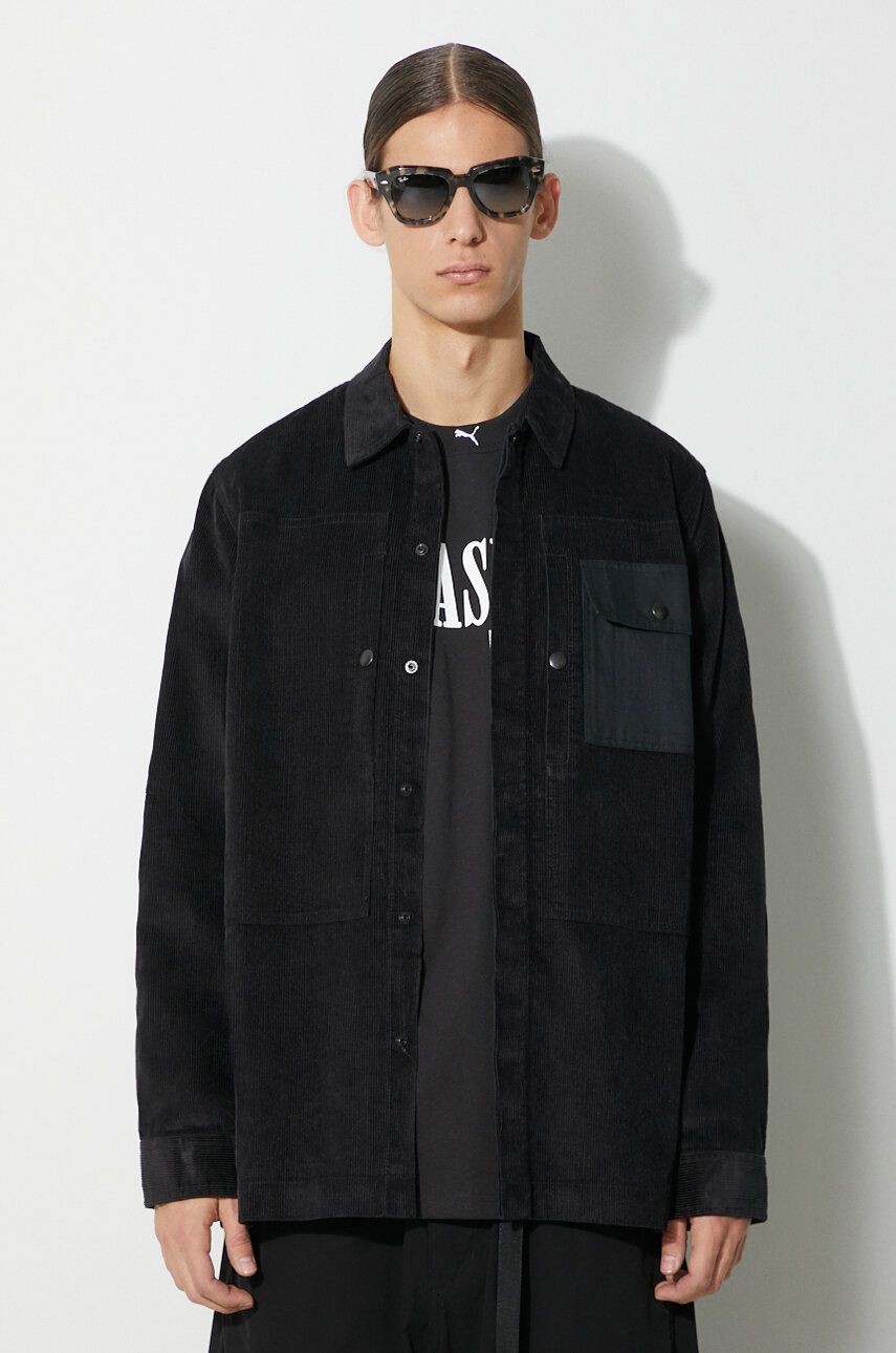Košeľa Maharishi Cord Utility Shirt Čierna | 4566.BLACK, 0