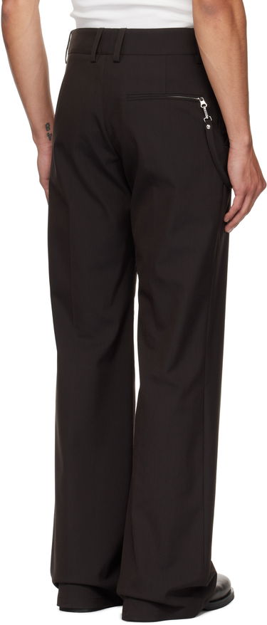 Nohavice Courrèges Courrèges Light Twill Bootcut Trousers Čierna | 325CPA412PL0222, 2