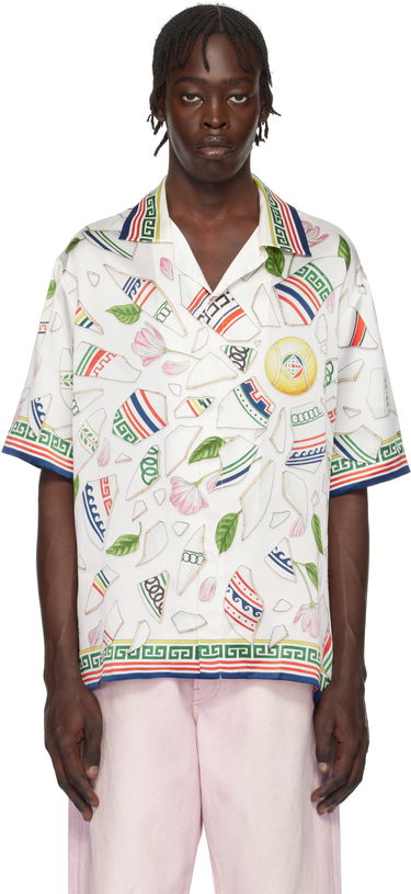 Košeľa Casablanca Print Silk Shirt Rôznofarebný | U-MPS25-SH-003-03, 0