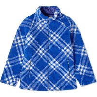 Bunda Burberry Tartan Fleece Jacket Knight Ip Check Navy | 8078777-B7369, 1