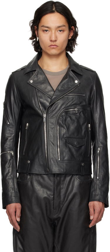 Bunda Rick Owens Rick Owens Hollywood Bauhaus Stooges Leather Jacket Čierna | RU01E5765 LTP, 0
