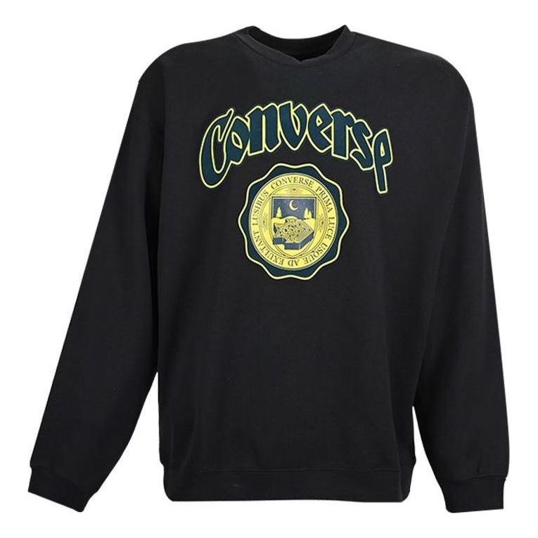 Mikina Converse University Crew Sweatshirt Čierna | 10025048-A01