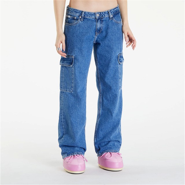 Jeans Extreme Low Rise Baggy Jeans Denim Medium