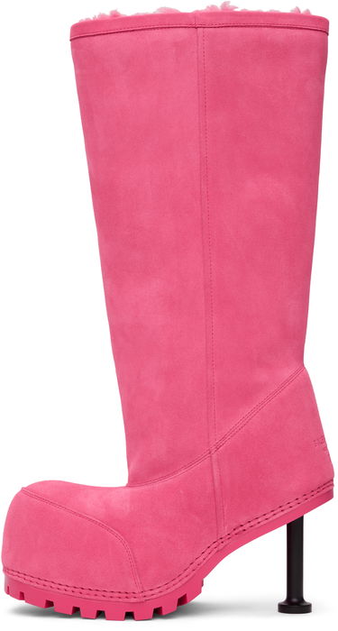 Tenisky a topánky Balenciaga Suede High Heel Boots Čierna | 802178 WBFC1, 2