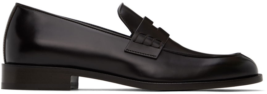 Oblečenie Giorgio Armani Giorgio Armani Leather Loafers Čierna | X2A402_XF294_158, 0