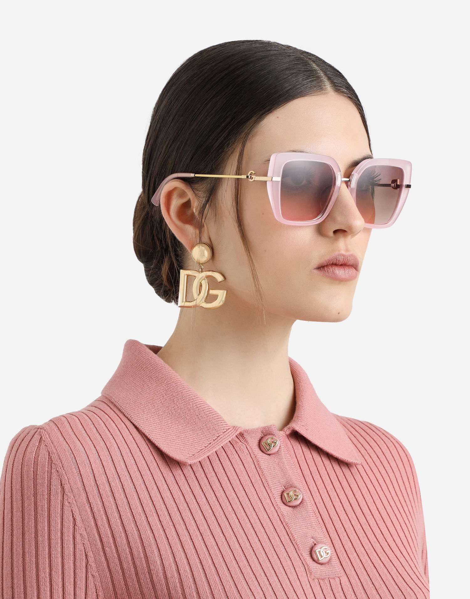Slnečné okuliare Dolce & Gabbana Dolce & Gabbana DG Flip Sunglasses Ružová | VG4474VP6119V000, 1