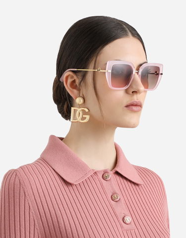 Slnečné okuliare Dolce & Gabbana Dolce & Gabbana DG Flip Sunglasses Ružová | VG4474VP6119V000, 1
