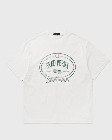 Tričko Fred Perry Fred Perry Chosen By Champions Graphic T-Shirt Biela | M1316-129, 2