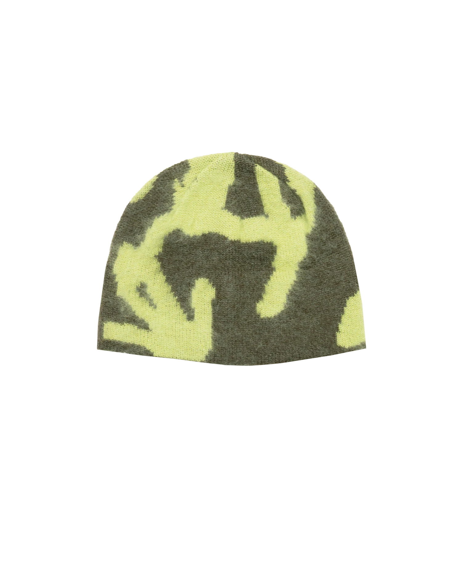 Kulicha GRAMICCI Gramicci Mohair Burly Runningman Beanie Zelené | G5FA-151-CHT, 0