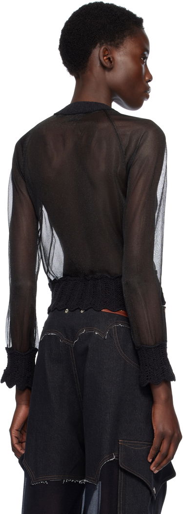 Sveter Andersson Bell Andersson Bell Sheer Knit Cardigan Čierna | atb1327w, 2