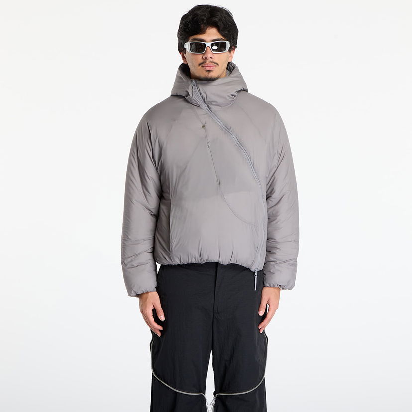 Prešívaná bunda Post Archive Faction (PAF) Puffer Hooded Asymmetrical Zip Air Jacket Čierna | A1-000GR