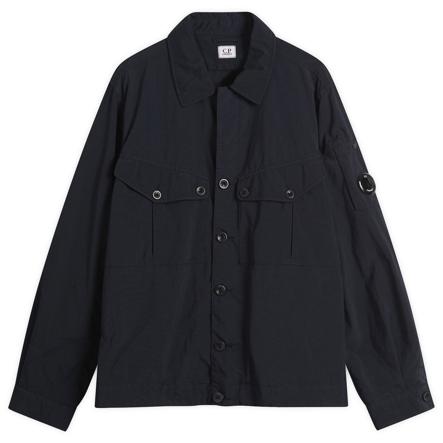 Bunda C.P. Company Taylon-P Shirt Jacket Navy | 19CMOS077A-005782G-888, 1