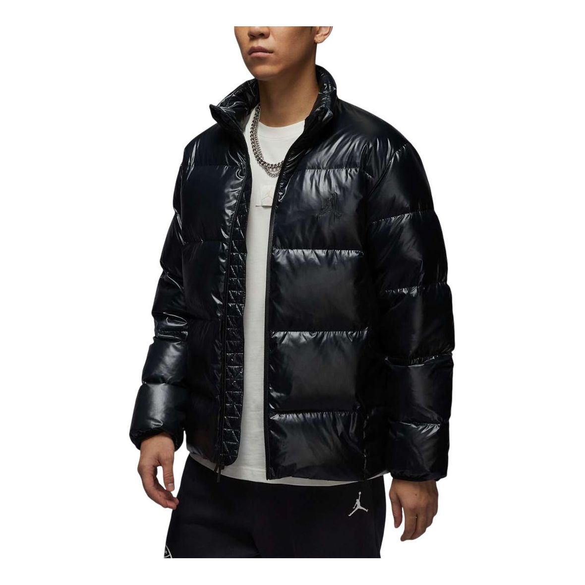 Prešívaná bunda Jordan Flight Down Puffer Jacket Čierna | FV7272-010, 0