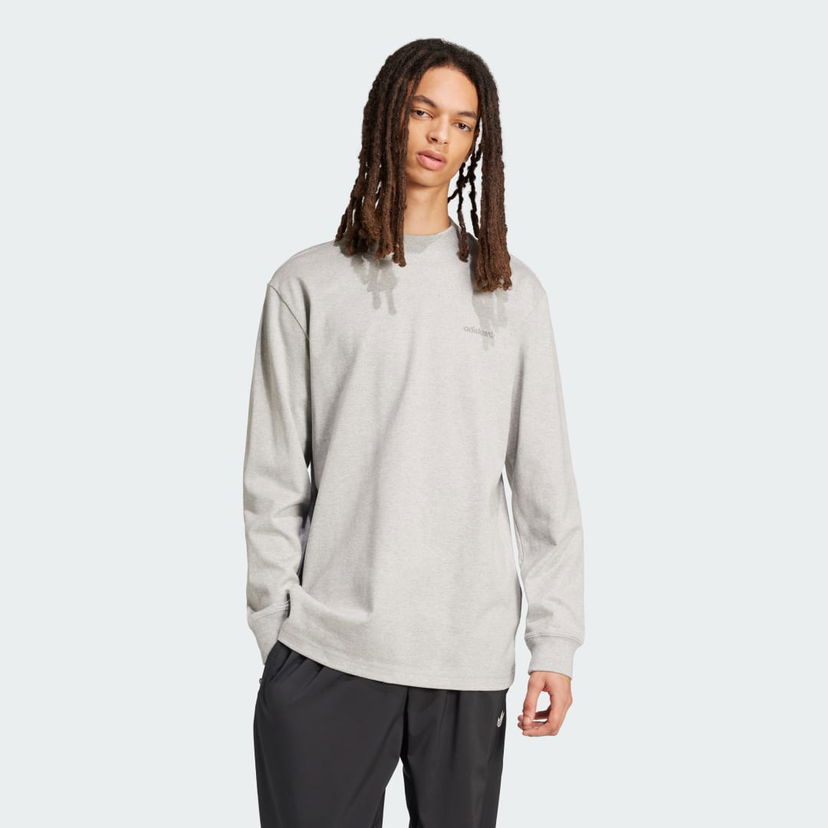 Tričko adidas Performance Long Sleeve Mock Neck Šedá | IX9639