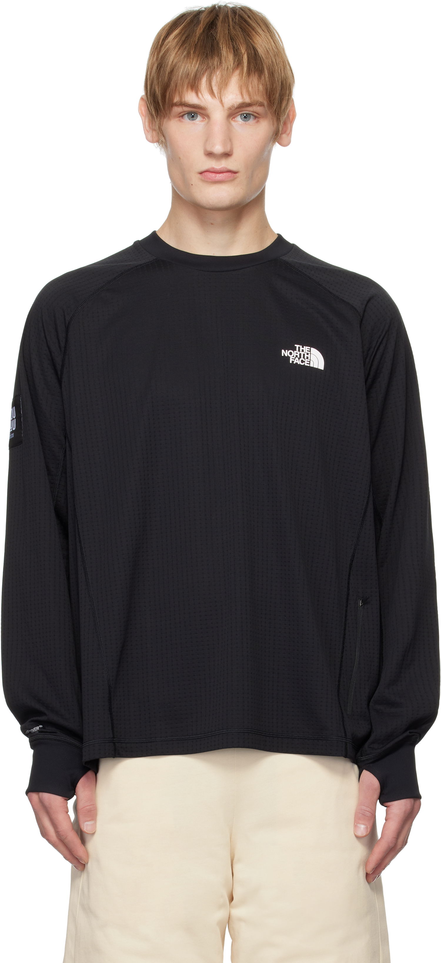 Tričko UNDERCOVER Trail Run DotKnit Longsleeve T-Shirt Čierna | NF0A8AGV, 0