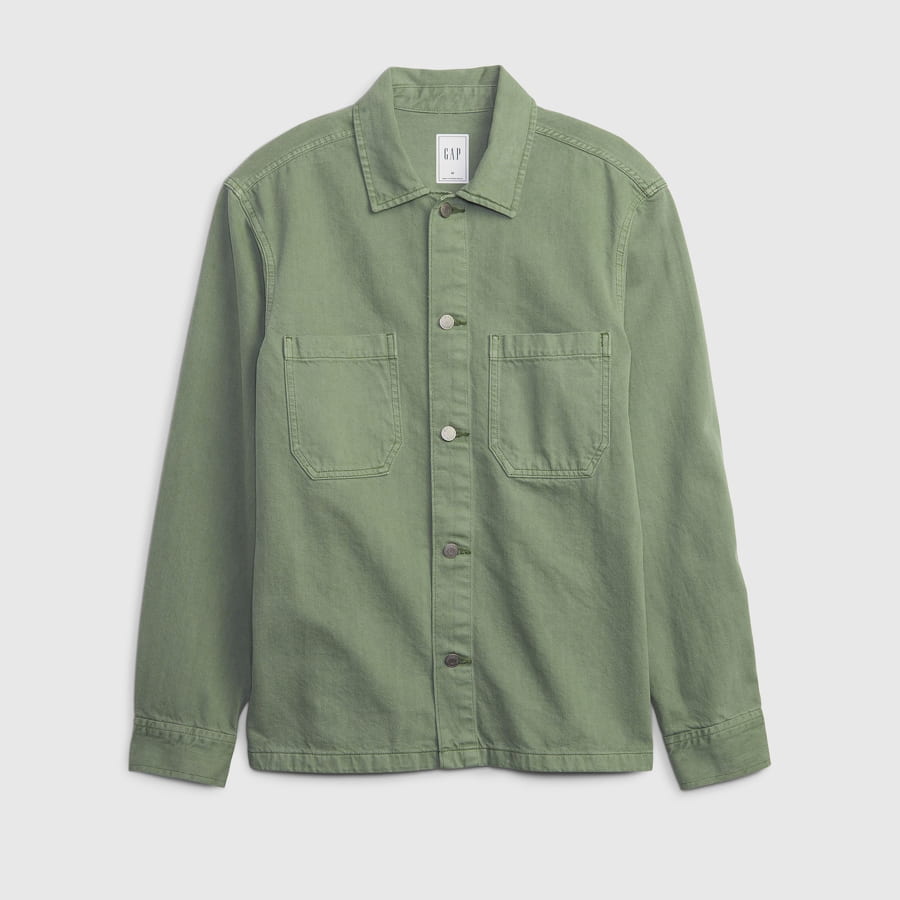 Denim Utility Overshirt