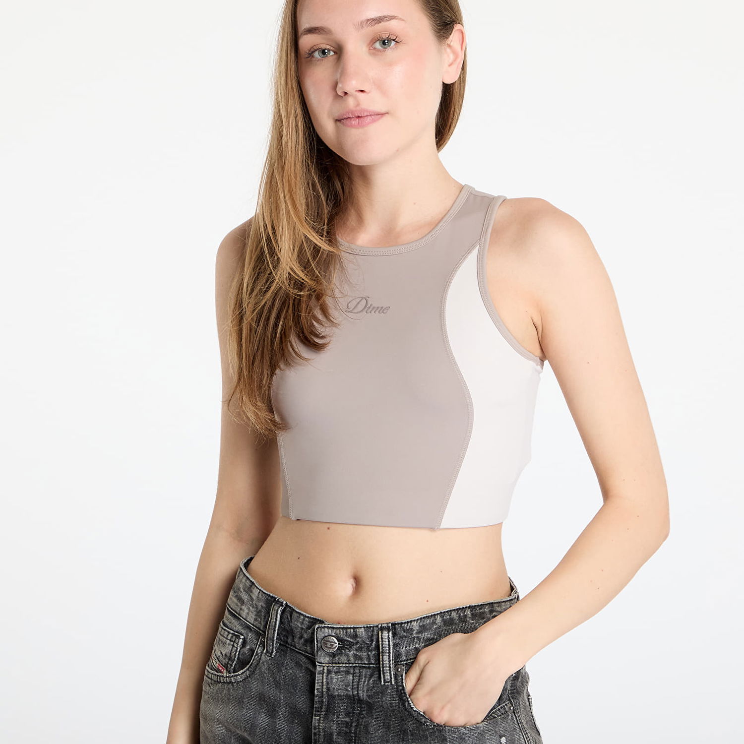 Podprsenka Dime Sports Bra Taupe Šedá | DIME2SP258TAU, 1