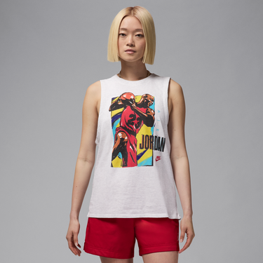Tielko Jordan Jordan Graphic Sleeveless T-Shirt Biela | HJ0199-051, 0