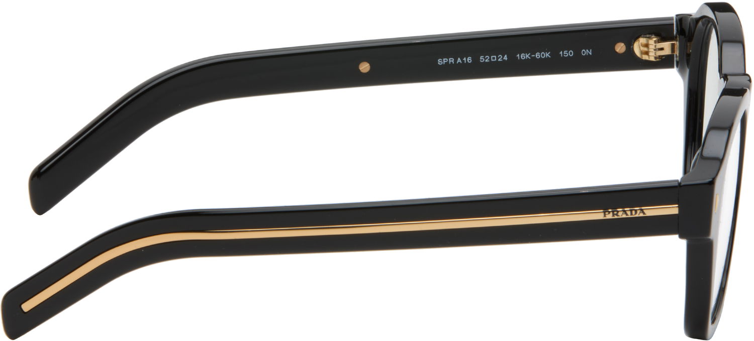 Slnečné okuliare Prada Round-frame Glasses Čierna | 0PR A16S 16K60K52 8056262360156, 1