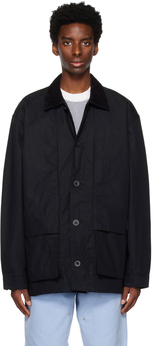 Bunda Carhartt WIP Corduroy Collar Cotton Jacket Čierna | I031355, 0